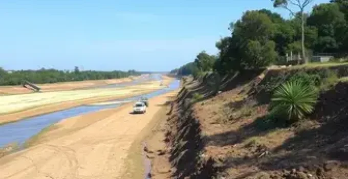 obras no Rio Araújo