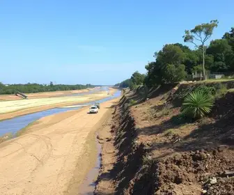 obras no Rio Araújo